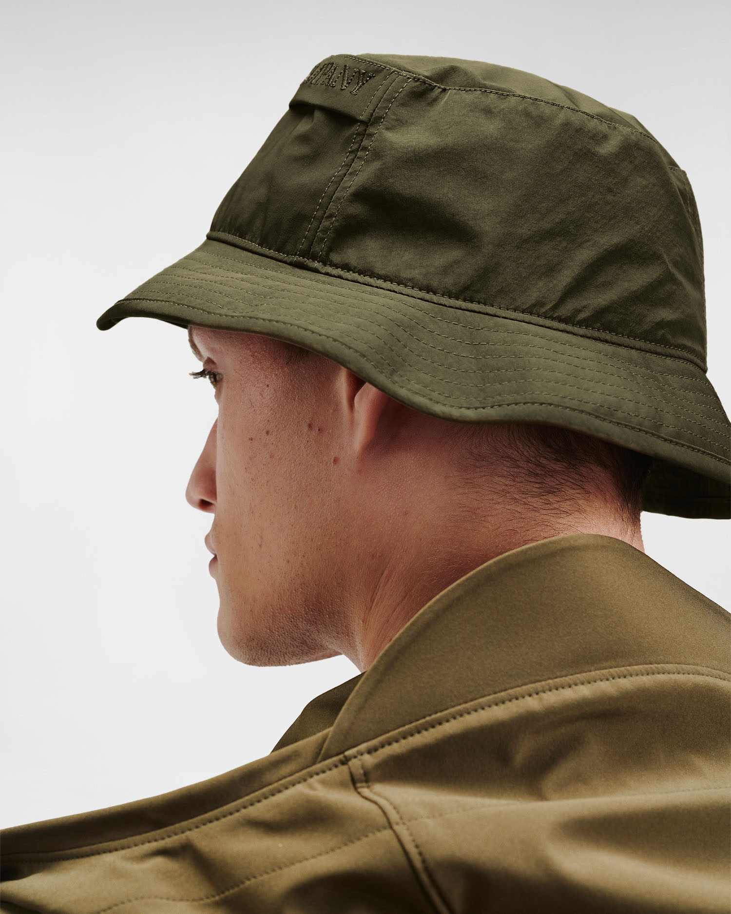 cp company chrome bucket hat