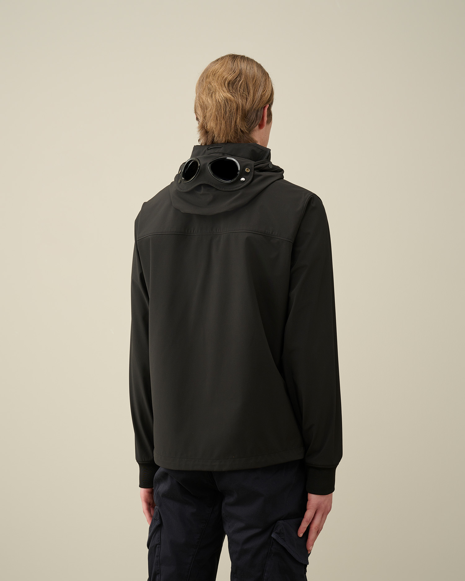 C.P. Company Shell-R hooded jacket - Black