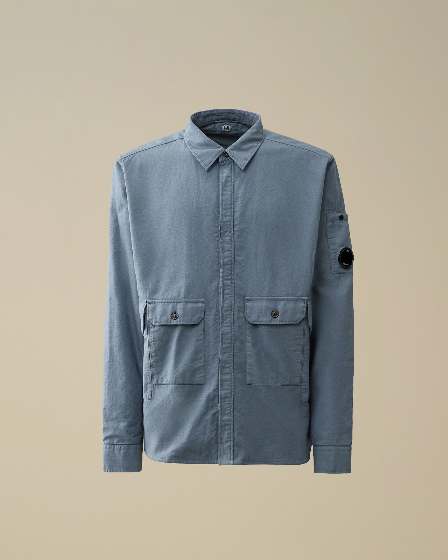 Cp company overshirt blue best sale